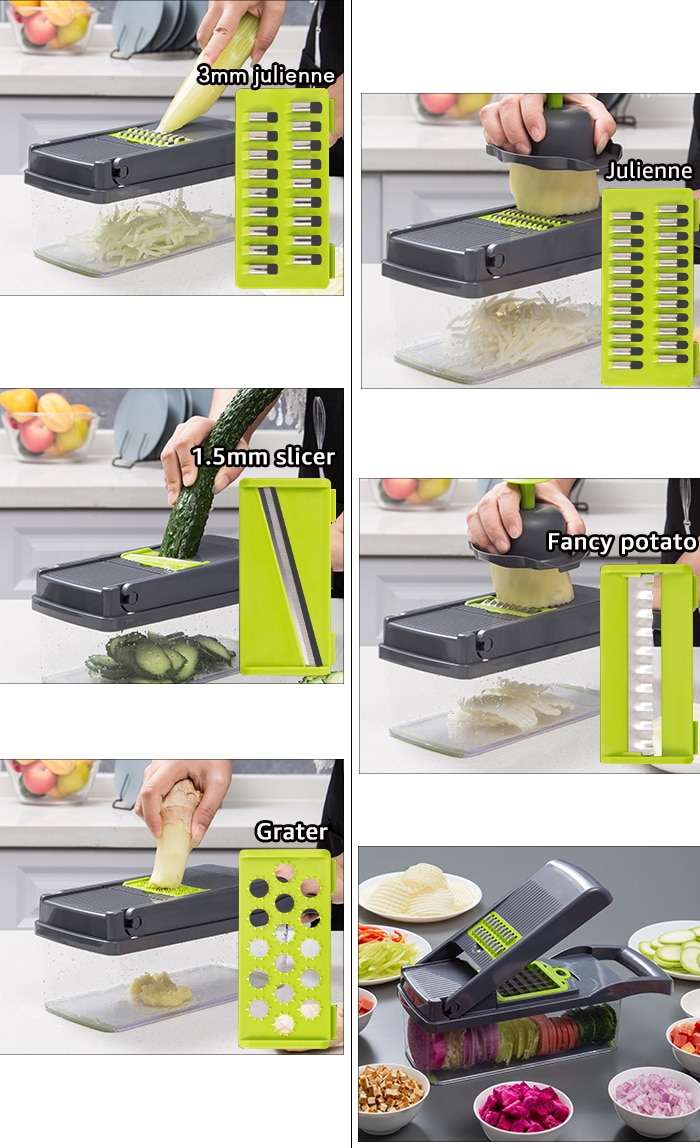 Kitchen Vegetable Mandoline Slicer
