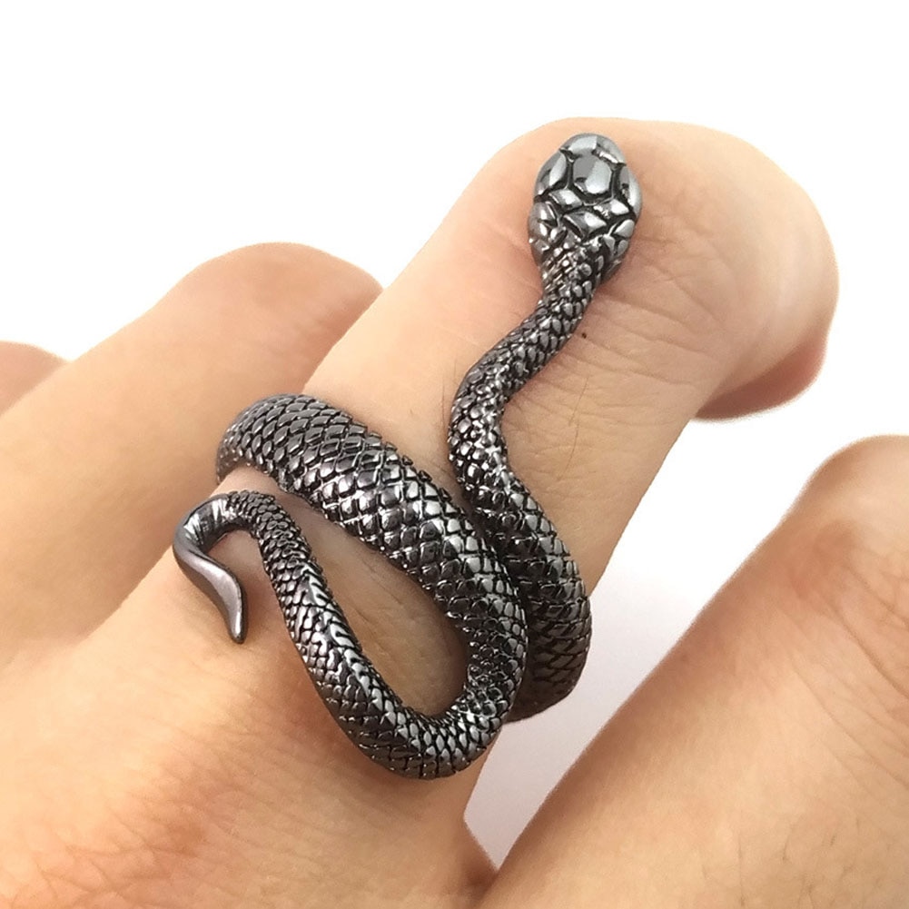 Women's Snake Shaped Adjustable Ring