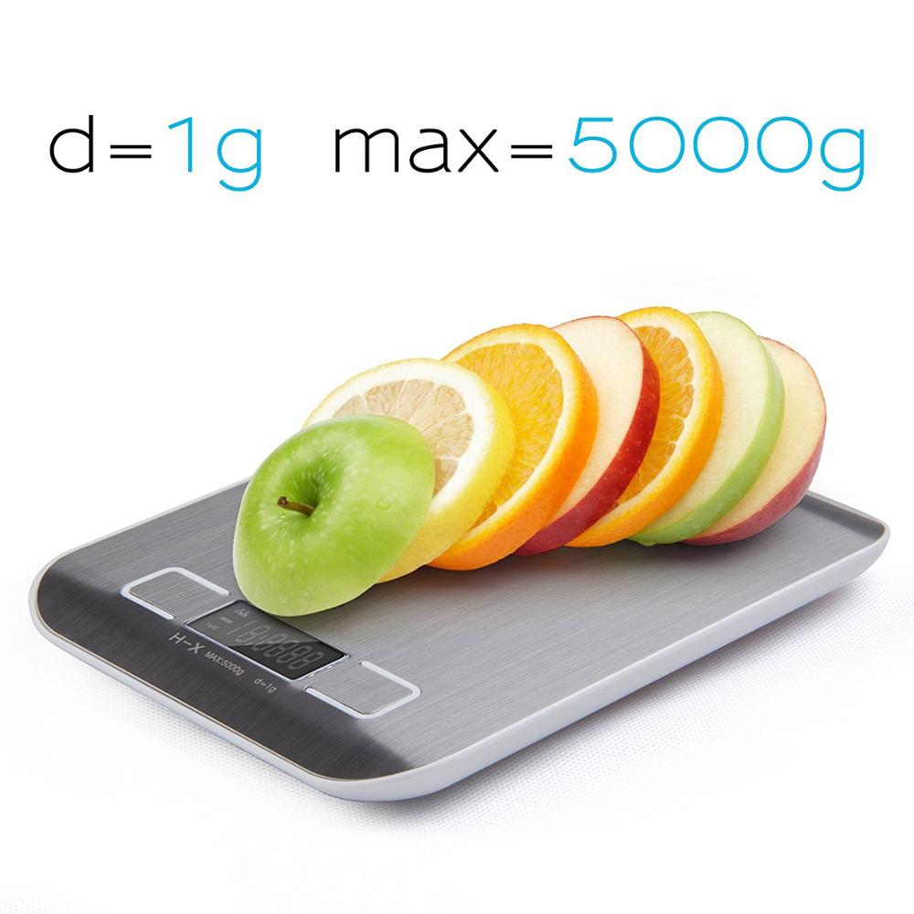 Multifunction Digital Kitchen Scale with LCD Display
